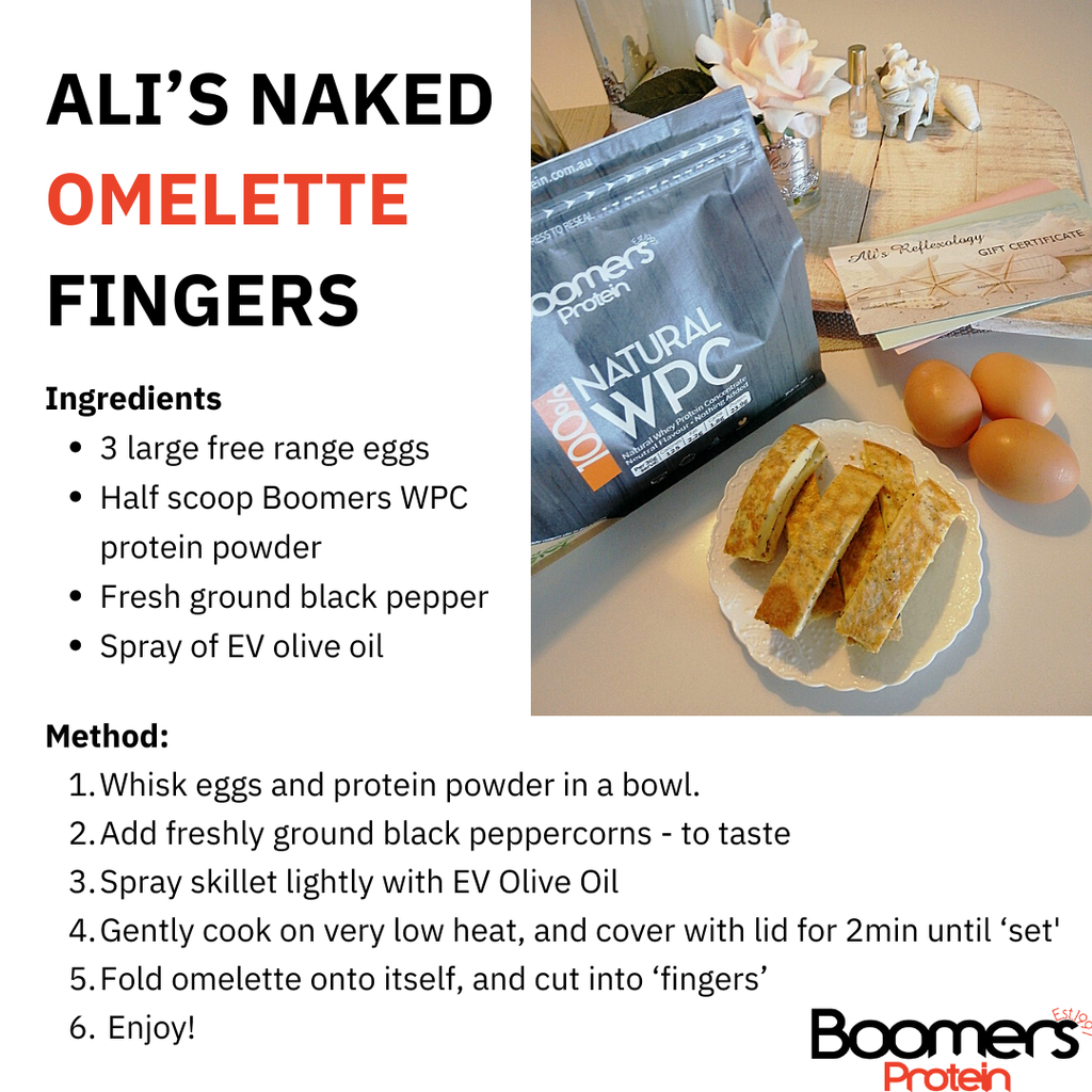 Ali's Naked Omelette Fingers