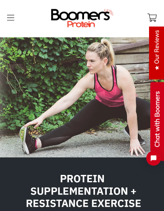 Boomers website makeover