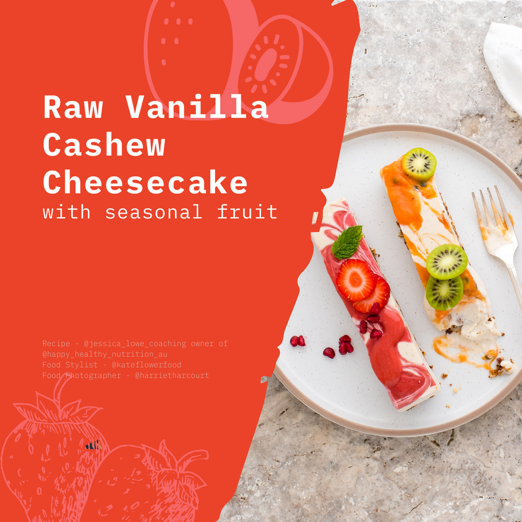 Raw Vanilla Cashew Cheesecake