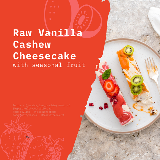 Raw Vanilla Cashew Cheesecake