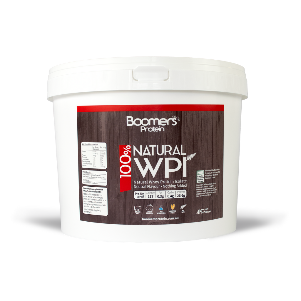 Boomers 100% New Zealand Natural Whey Protein Isolate