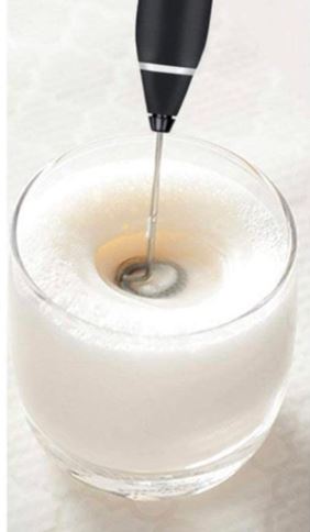 USB-rechargeable mini protein powder mixer/ milk frother