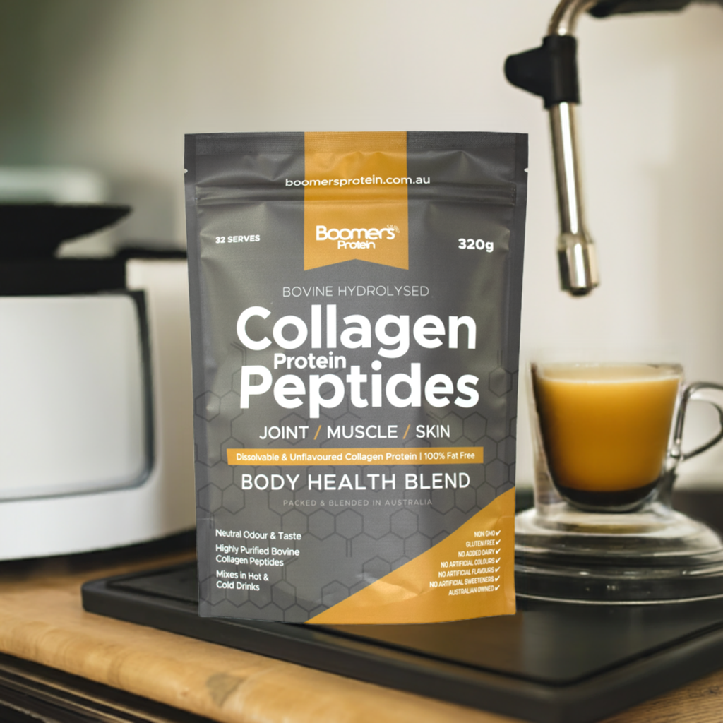 Boomers Tasteless Collagen Protein Peptides - Hydrolysed Collagen Protein Body Health Blend